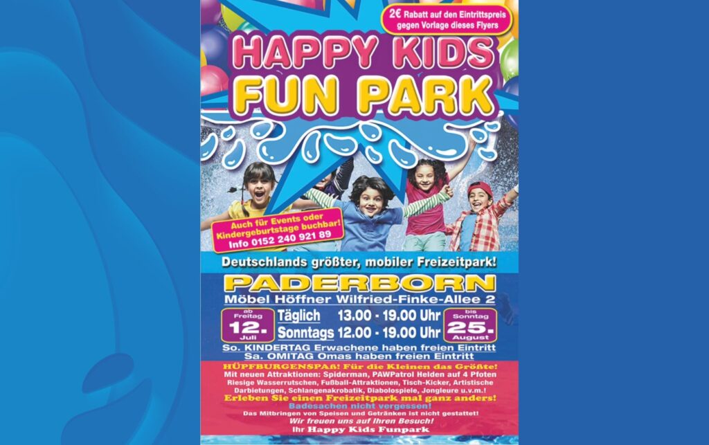 Ausflug zum Happy Kids Fun park in Paderborn