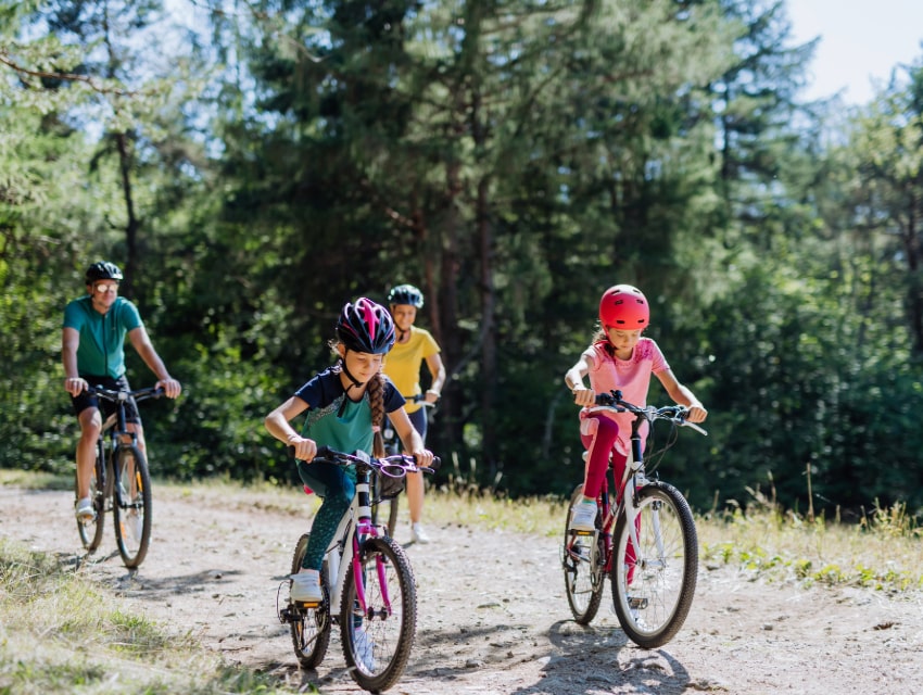 Radfahren Familie